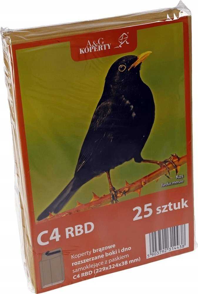 Inne NC Koperty C4 HK VOKAI (SU DIRŽELĖLIU) RBD SU IŠSILSTYTAIS ŠONAIS IR APATU RUDAS 25 Vnt.