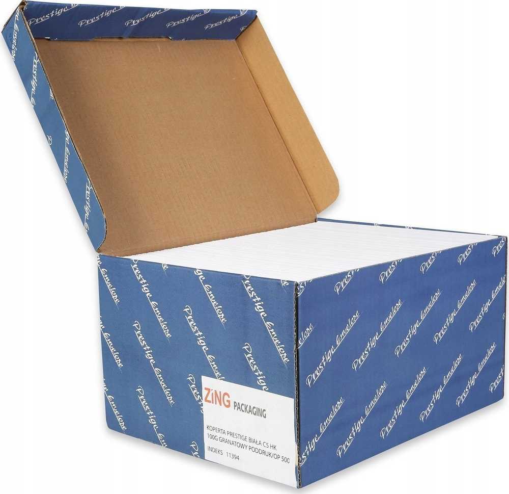 NC Koperty NC vokai C5 HK VOKAI (SU JUOSTOLE) SUPER PAŠTAS ELEGANTIAMS KORESPONDENCIJOS BALTAI 400 Vnt.