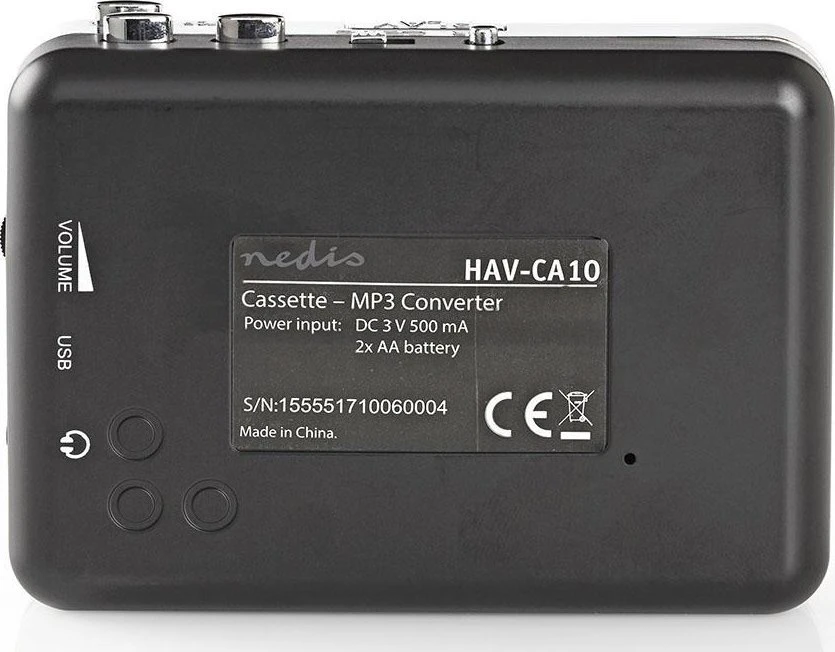 NEI Nedis ACGRU100GY MP3 / MP4 grotuvas Pilka