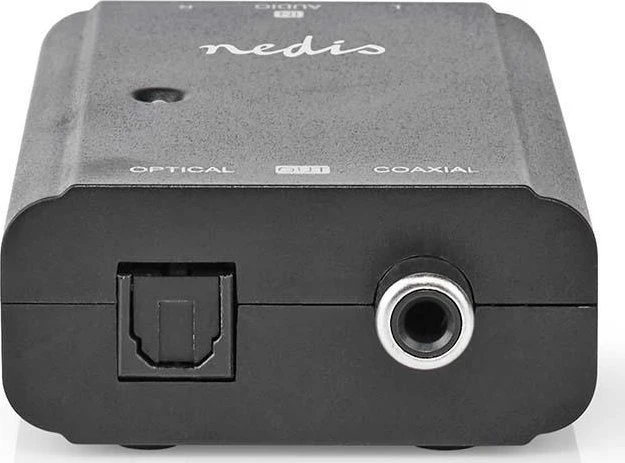 Nedis AV adapteris Nedis ACON2508BK garso failų keitiklis Juodas