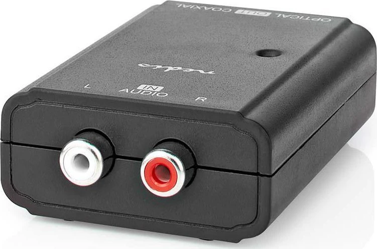 Nedis AV adapteris Nedis ACON2508BK garso failų keitiklis Juodas
