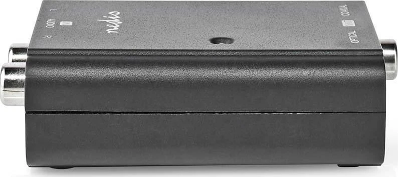 Nedis AV adapteris Nedis ACON2508BK garso failų keitiklis Juodas