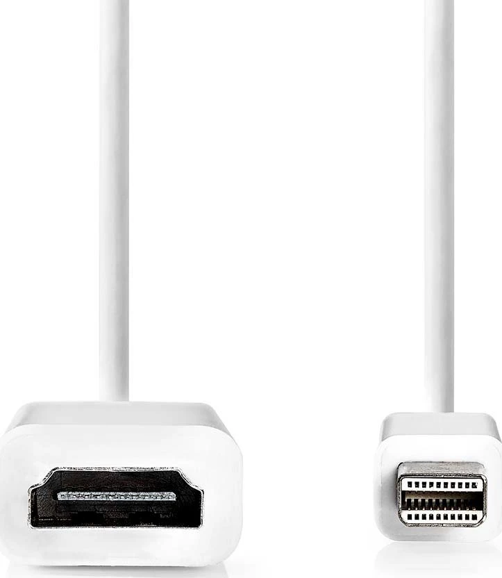 Nedis AV adapteris Nedis CCGB37650WT02 laido adapteris 0,2 m Mini DisplayPort HDMI Type A (standartinis) Baltas