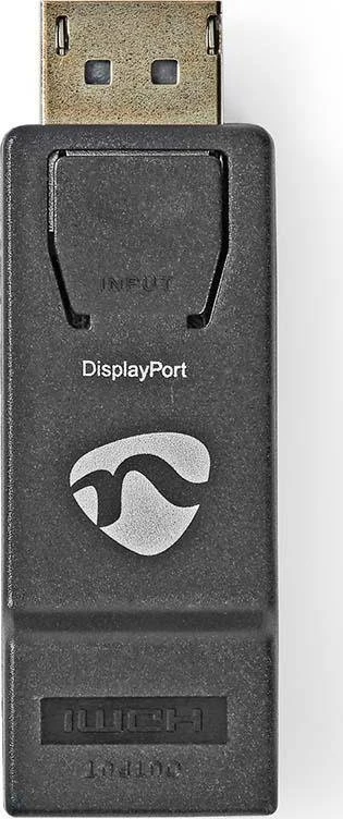 Nedis AV adapteris Nedis CCGB37915BK lyties / kabelio keitiklis HDMI A tipo (standartinis) DisplayPort juodas