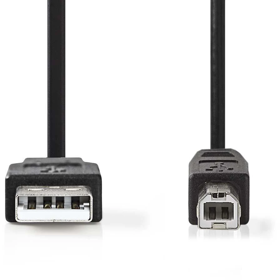 Nedis CCGB60100BK30 kabelis USB USB 2.0 2 m USB A USB B Juodas