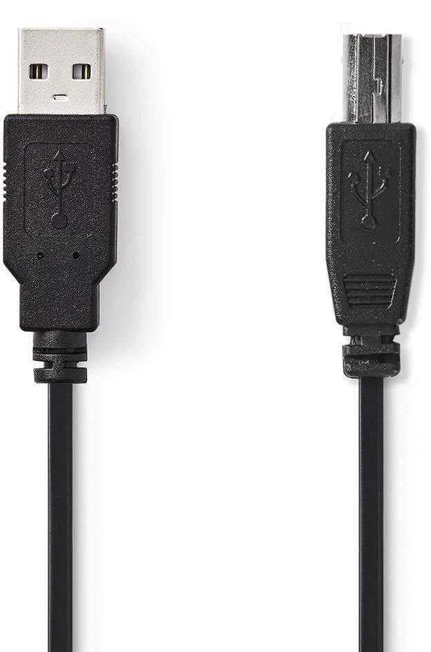 Nedis CCGB60100BK30 kabelis USB USB 2.0 2 m USB A USB B Juodas