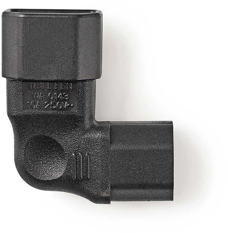 Nedis CEGB11903BK Lyties keitiklis / kabeliai IEC-320-C13 IEC-320-C14 Juodas