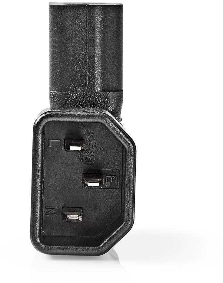 Nedis CEGB11903BK Lyties keitiklis / kabeliai IEC-320-C13 IEC-320-C14 Juodas