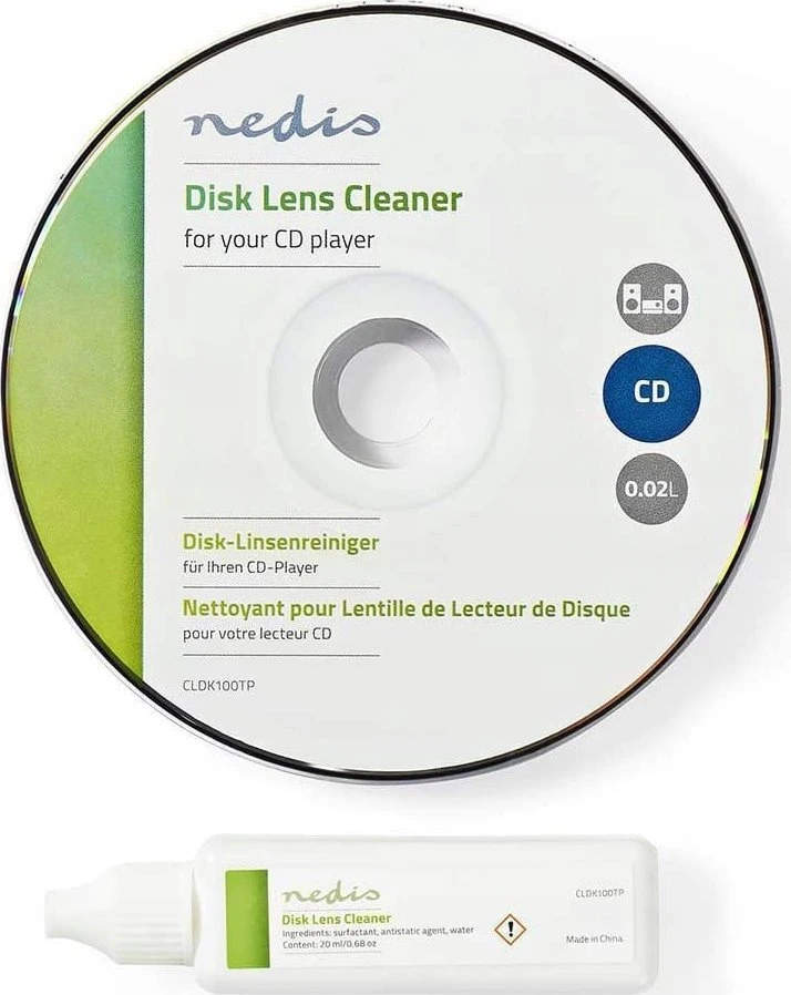 Nedis Optinio CD įrenginio lęšio valymo rinkinys