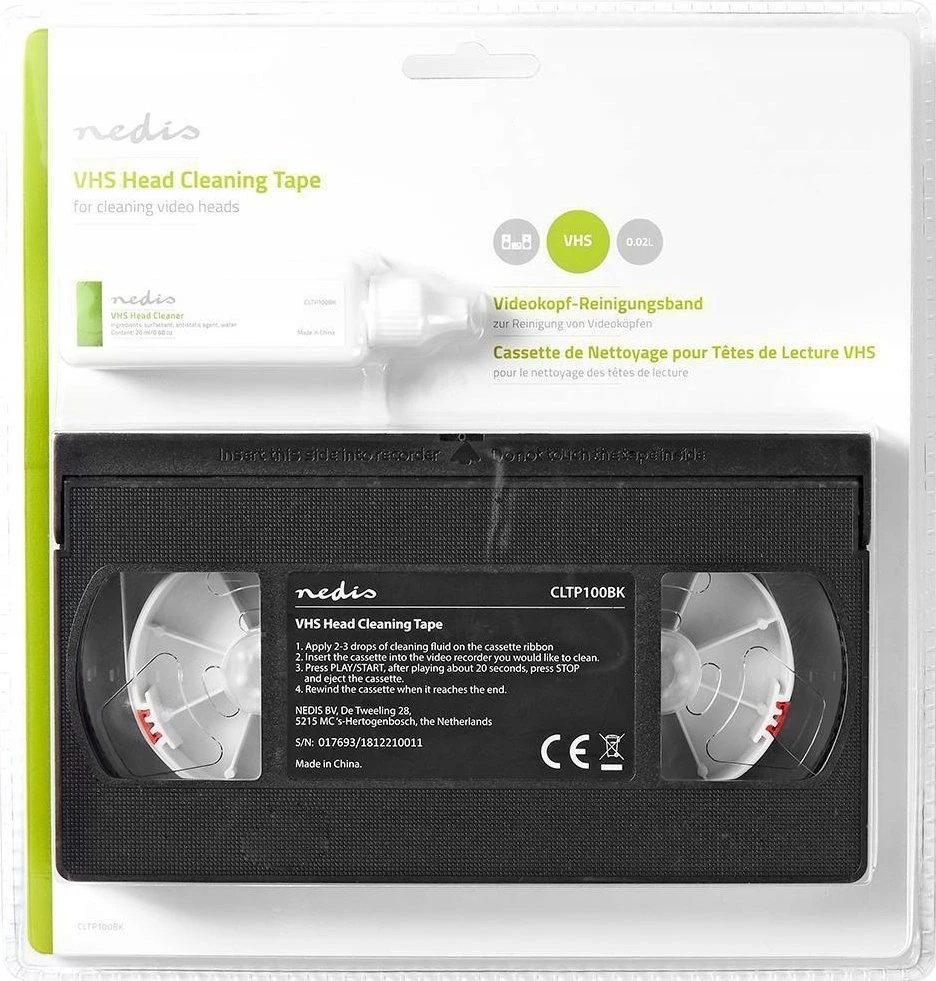 Nedis CLTP100BK valymo juosta