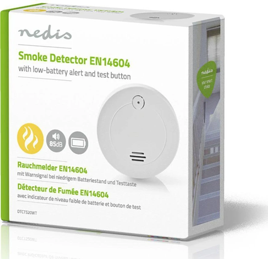 Nedis DTCTS20WT dūmų detektorius