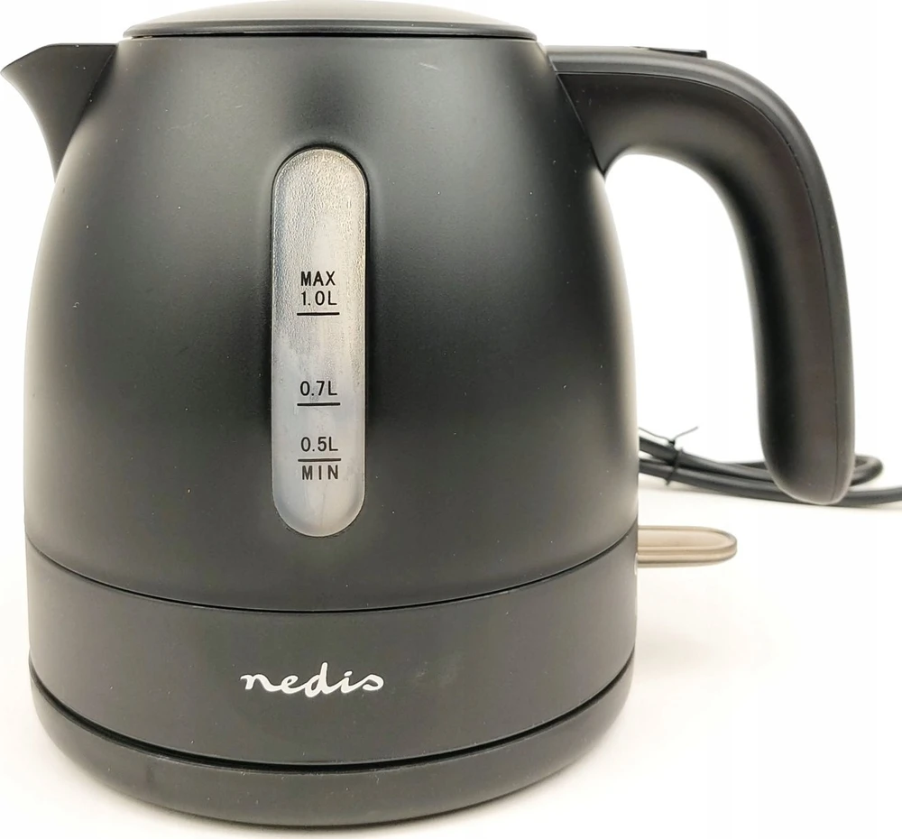 Nedis KAWK300EBK virdulys elektrinis 1 l 2150 W Juodas