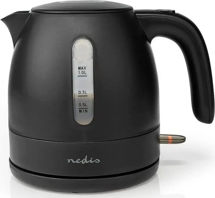 Nedis KAWK300EBK virdulys elektrinis 1 l 2150 W Juodas