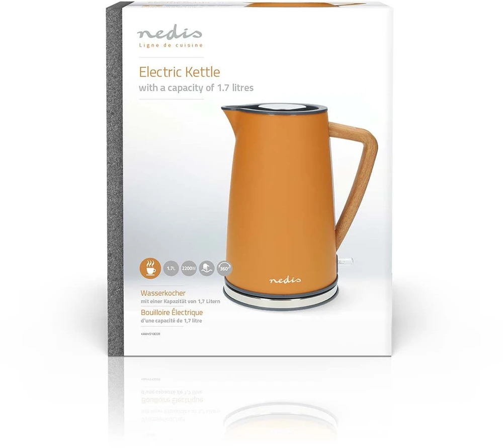 Elektrinis virdulys Nedis KAWK510EOR 1.7L Oranžinė