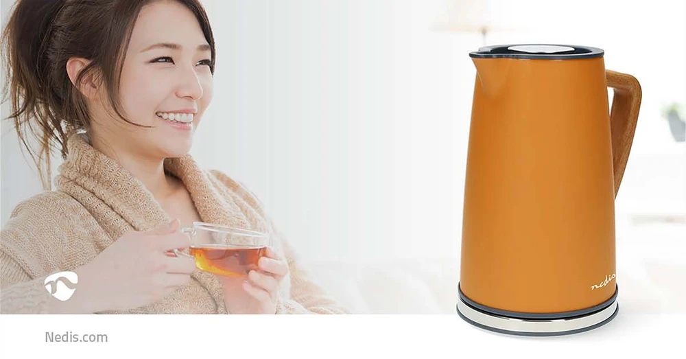 Elektrinis virdulys Nedis KAWK510EOR 1.7L Oranžinė