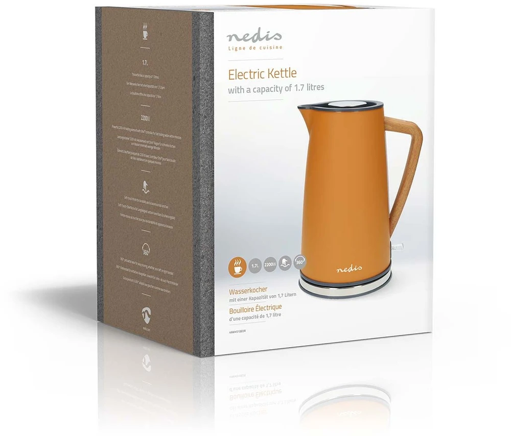 Elektrinis virdulys Nedis KAWK510EOR 1.7L Oranžinė