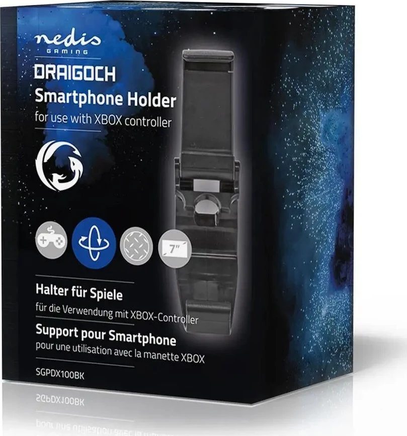 Nedis Laikiklis pasywny Mobilusis telefonas/Išmanusis telefonas SGPDX100BK Juodas