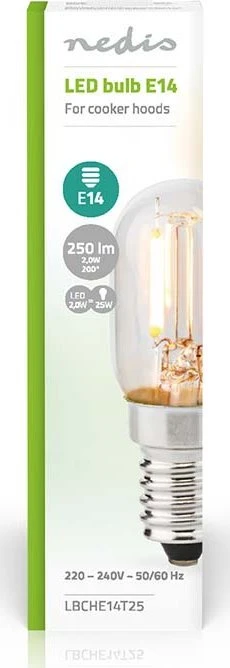 Nedis LBCHE14T25 LED lempa Balta 2700 K 2 W E14