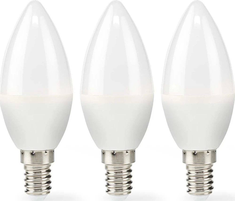 Nedis LBE14C351P3 energiją taupanti lempa Šiltai balta 2700 K 2,8 W E14 F