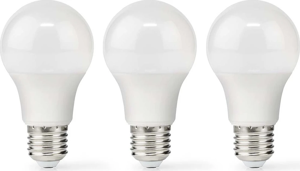 Nedis LBE27A601P3 LED lempa Šiltai balta 2700 K 4,9 W E27 F