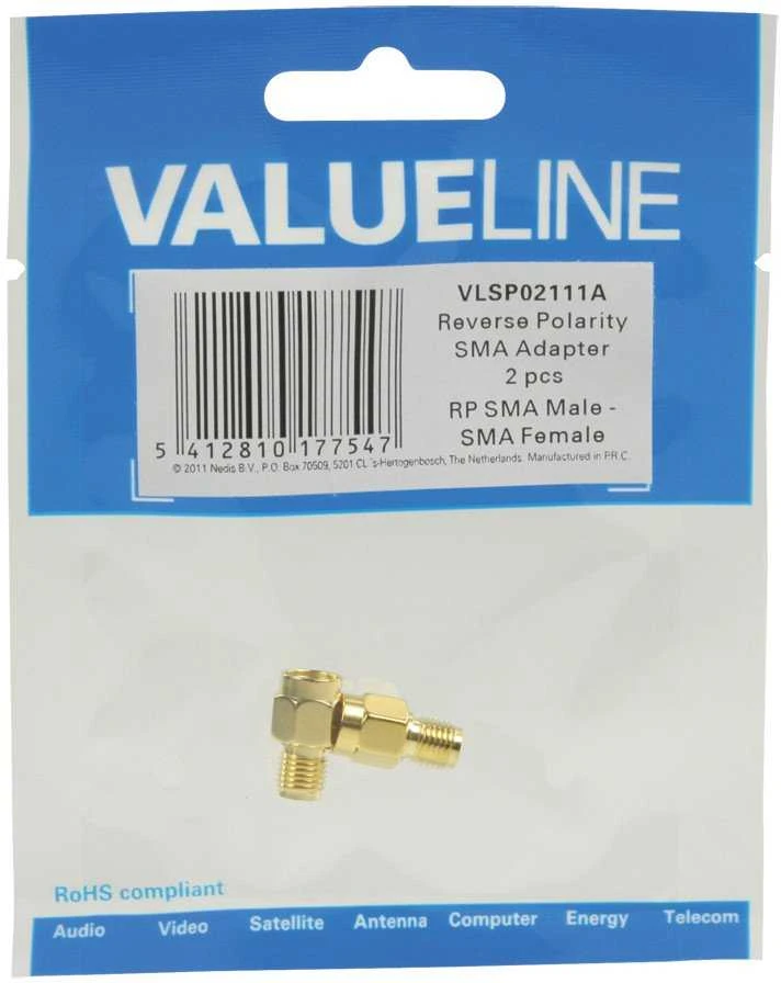 Kampinė SMA RP adapterio jungtis