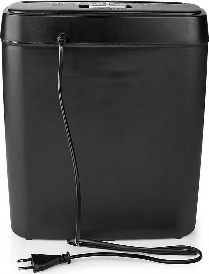 NEI Nedis PASH112BKA4 dokumentų naikiklis Smulkinimas juostelėmis 22 cm Juoda