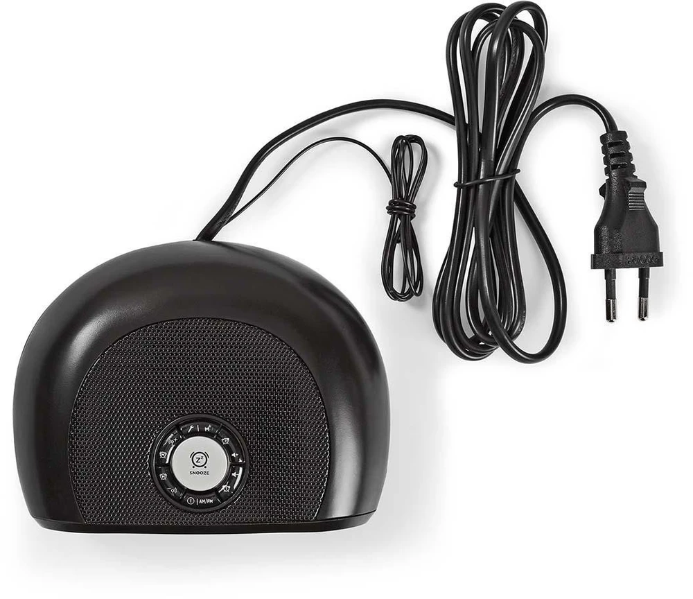 Nedis Radijo žadintuvas CLAR001BK LED projekcja 2x budzik FM Juodas