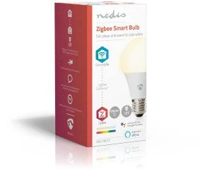 „Nedis SmartLife“ spalvota LED lempa, balta, 6500 K, 60 W, E27, F