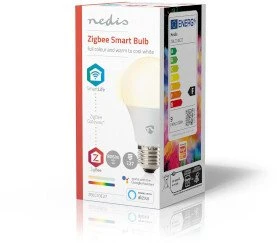 „Nedis SmartLife“ spalvota LED lempa, balta, 6500 K, 60 W, E27, F