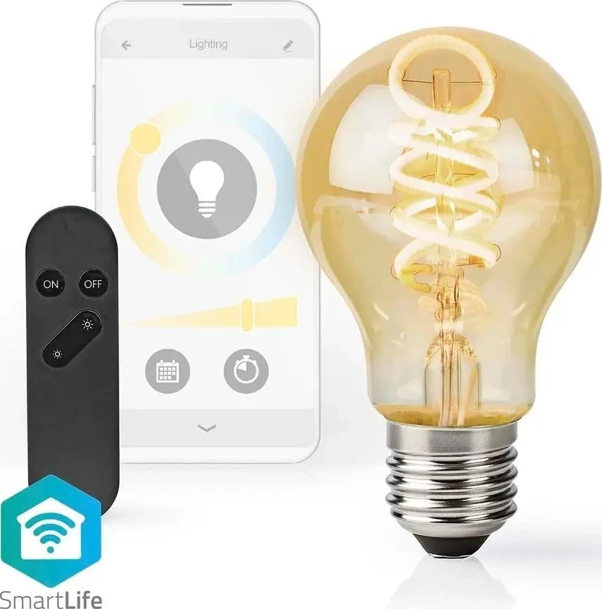 Nedis SmartLife LED lempa Šalta balta, Šiltai balta 4,9 W E27 G