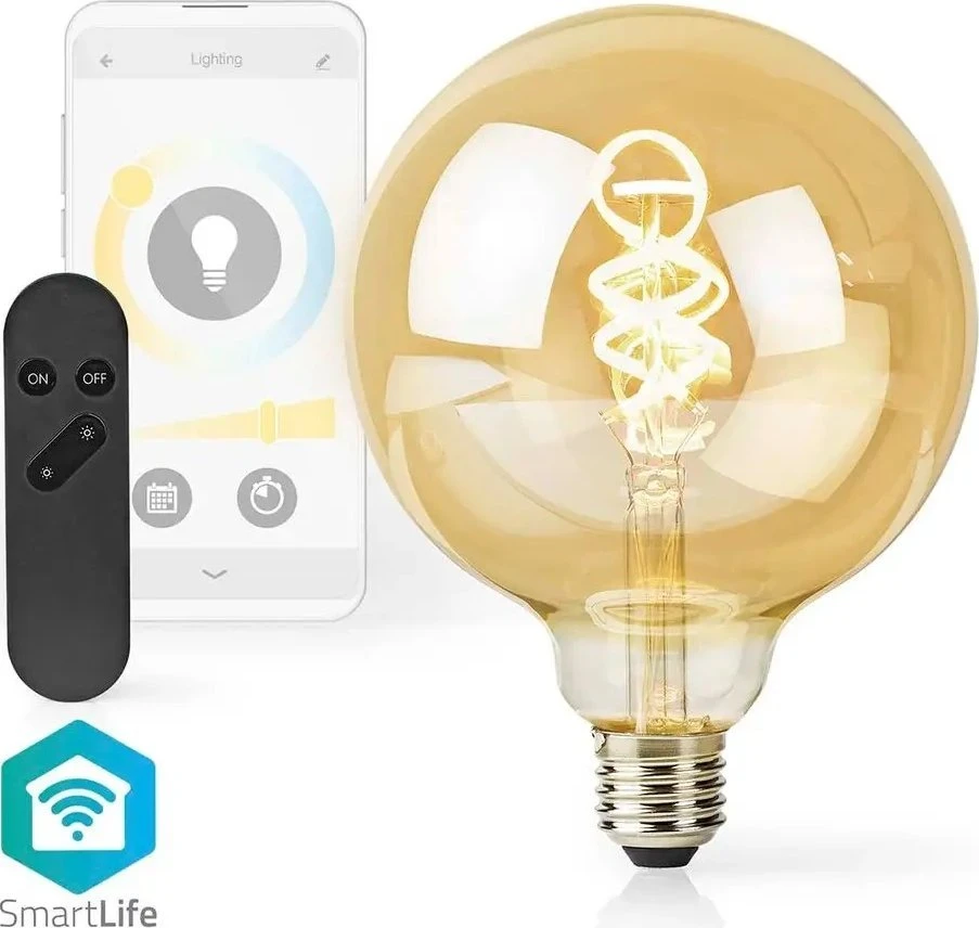Nedis SmartLife LED lempa Šalta balta, Šiltai balta 4,9 W E27 G