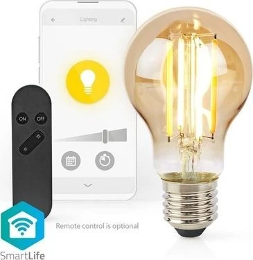 Inteligentna żarówka LED Nedis SmartLife WIFILRF10A60 7W E27 Wi-Fi