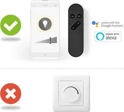 Inteligentna żarówka LED Nedis SmartLife WIFILRF10A60 7W E27 Wi-Fi