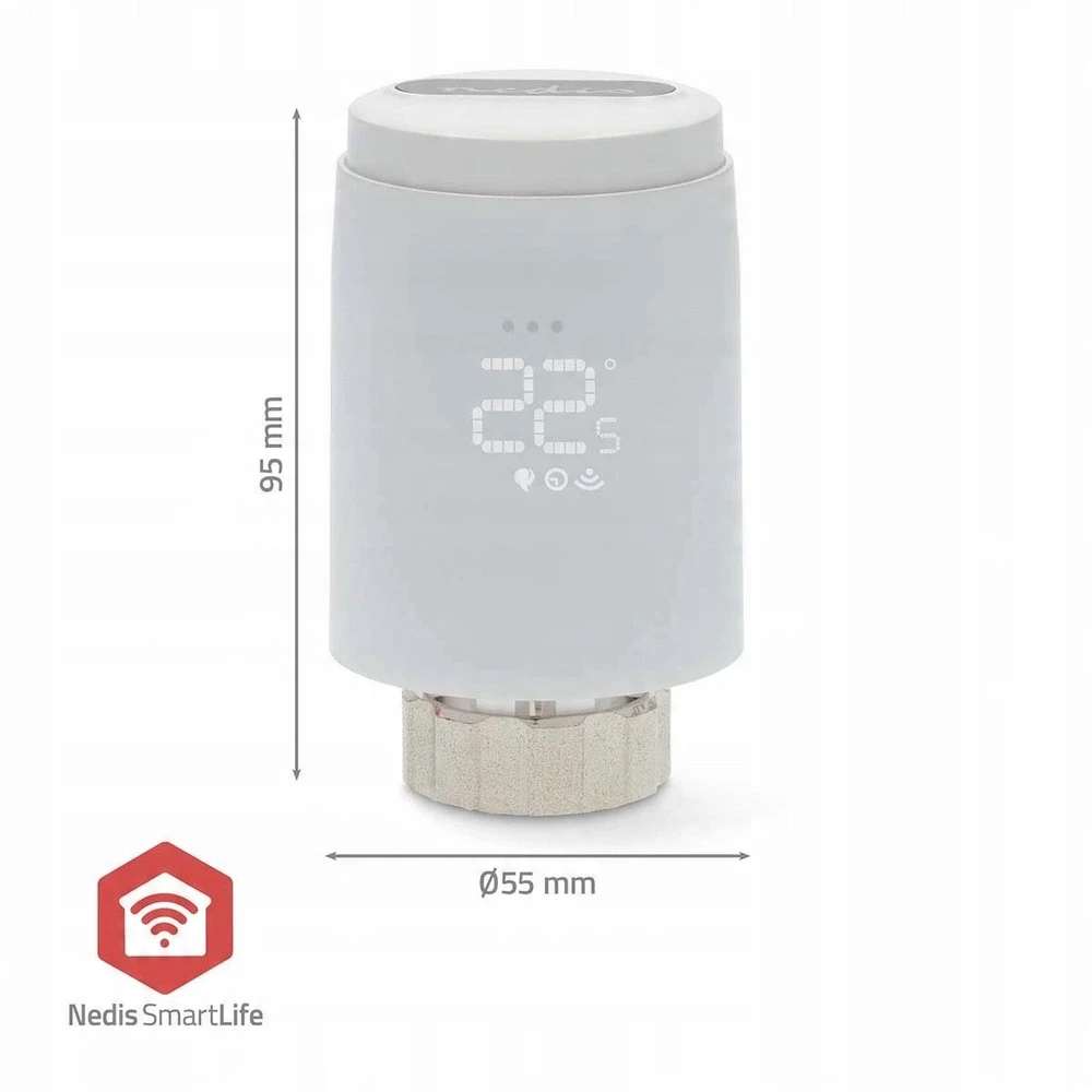 NEI Nedis ZBHTR20WT termostatas „ZigBee“ Balta