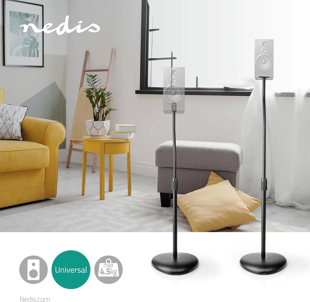 Nedis SPMT2750BK kolonėlių stovų pora