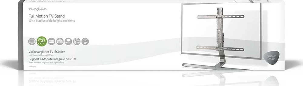 Laikiklis Nedis TVSM5120GY TV stovas pilnas judesys 40kg / 37-75"