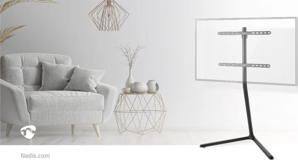 Nedis TVSM5250BK televizoriaus laikiklis 177,8 cm (70") Juodas