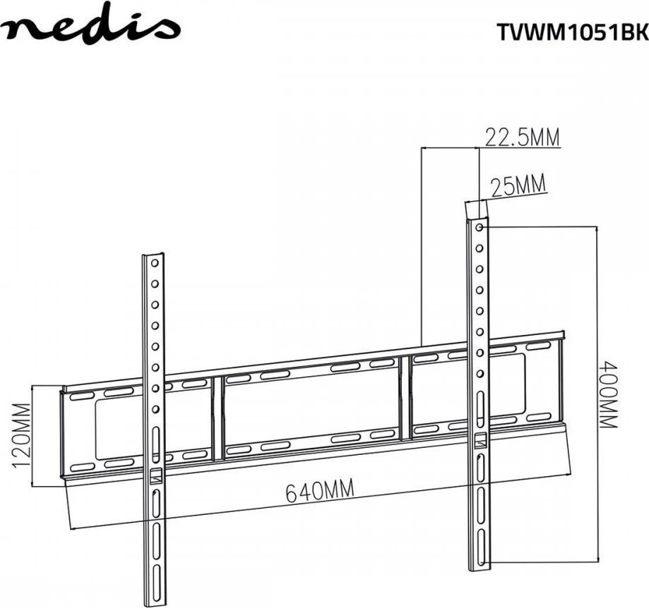 Laikiklis Nedis TVWM1051BK