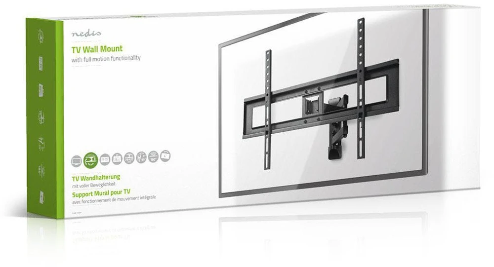 Nedis TVWM1550BK televizoriaus laikiklis 177,8 cm (70") juodas