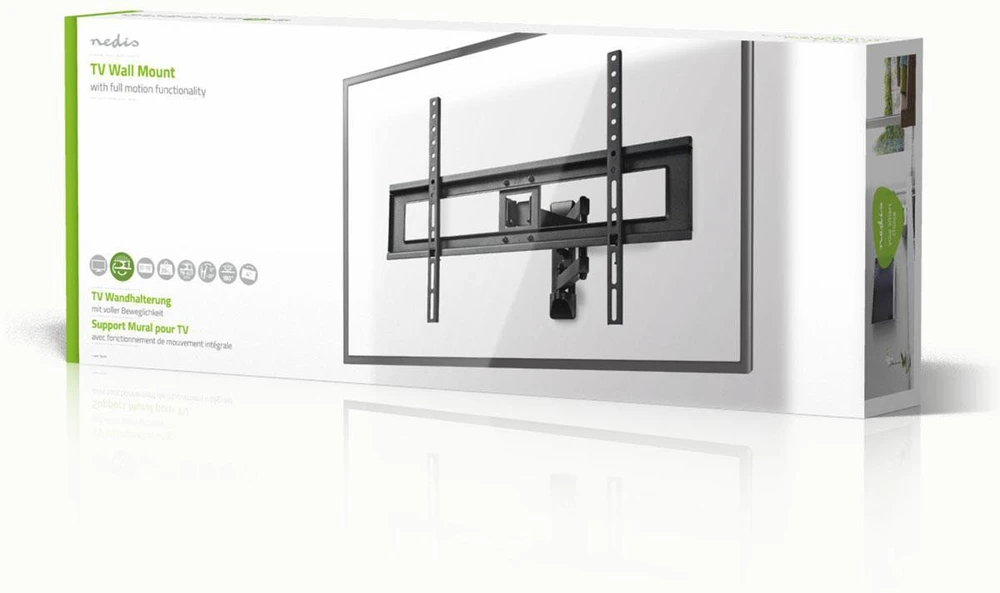 Nedis TVWM1550BK televizoriaus laikiklis 177,8 cm (70") juodas