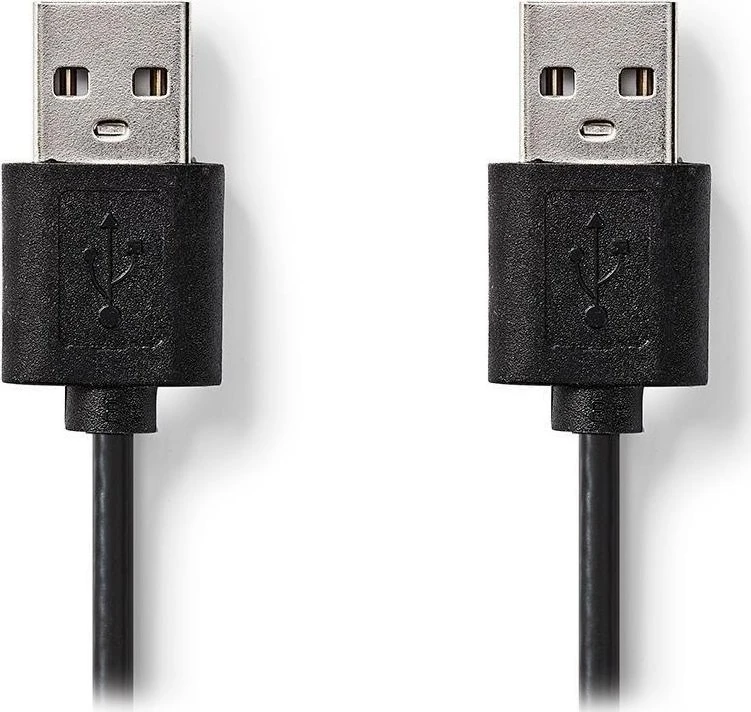 Nedis USB-A – USB-A USB laidas 3 m juodas (CCGT60000BK30)