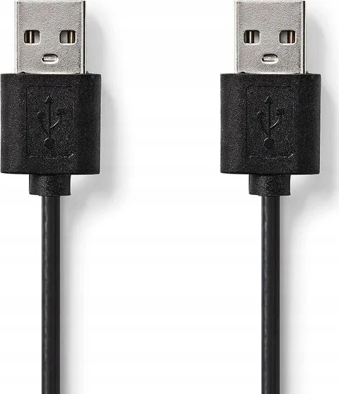 Nedis USB-A – USB-A USB laidas 3 m juodas (CCGT60000BK30)