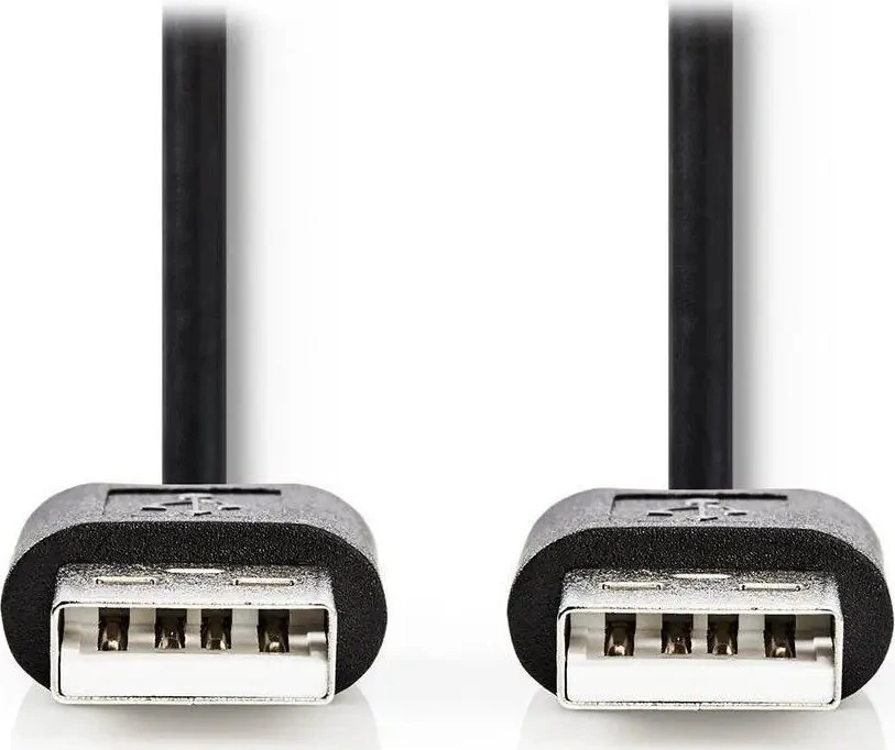 Nedis USB-A – USB-A USB laidas 3 m juodas (CCGT60000BK30)