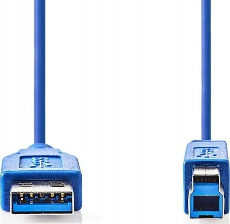 Nedis USB-A – USB-B USB laidas 3 m mėlynas (CCGP61100BU30)