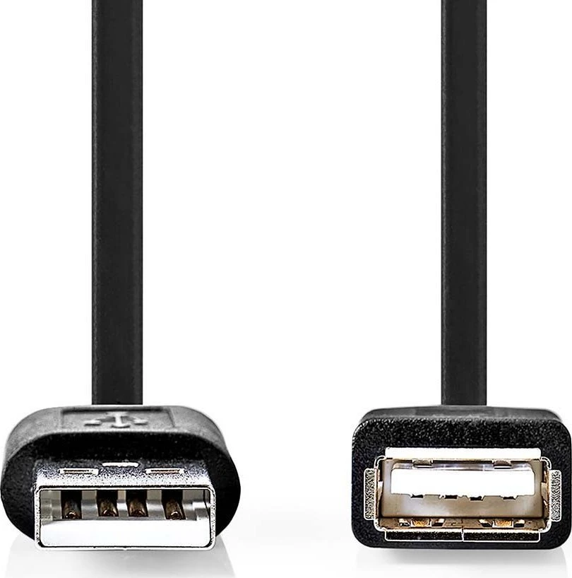 Nedis USB kabelis 16 deb. USB-A - USB-A 1 m juodas (CCGL60010BK10)