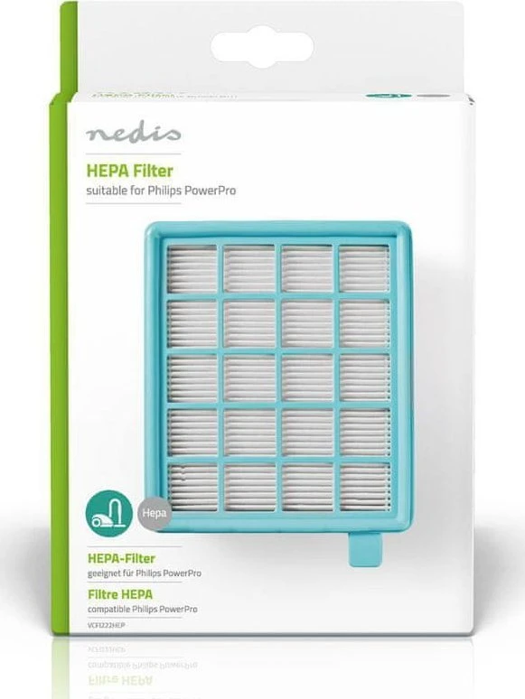 Nedis HEPA filtras dulkių siurbliui Philips PowerPro Compact FC8470 / FC8471 / FC8472 (1vnt) VCFI222HEP