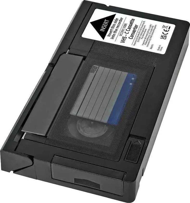 Nedis VCON110BK część zamienna do sprzętu audio-wideo Kompaktowy adapter do kaset wideo