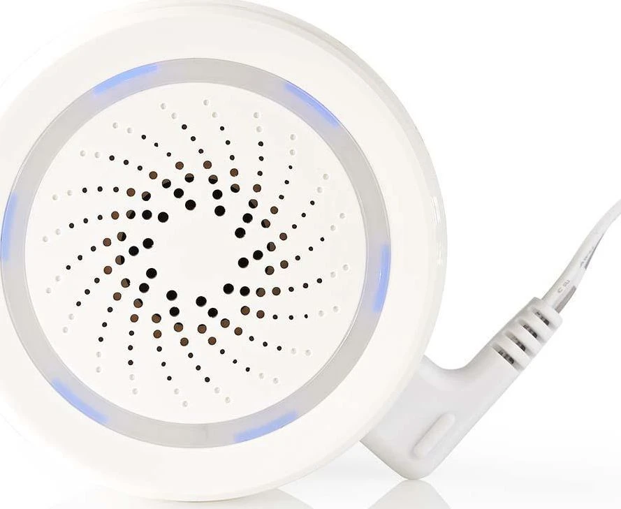 Nedis WLAN Smart Siren (WIFISI10CWT) - aliarmas arba akustinis įspėjimo signalas, 85 dB