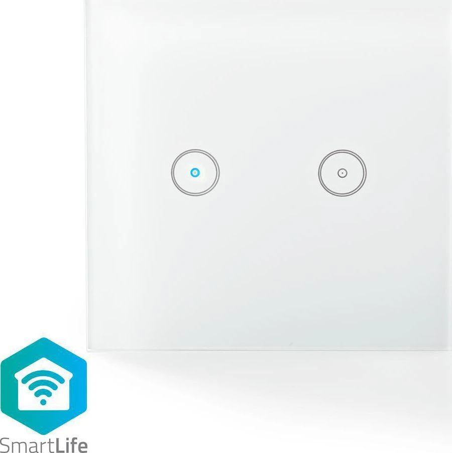 Nedis išmanusis „WiFi“ šviesos jungiklis | Dvigubas