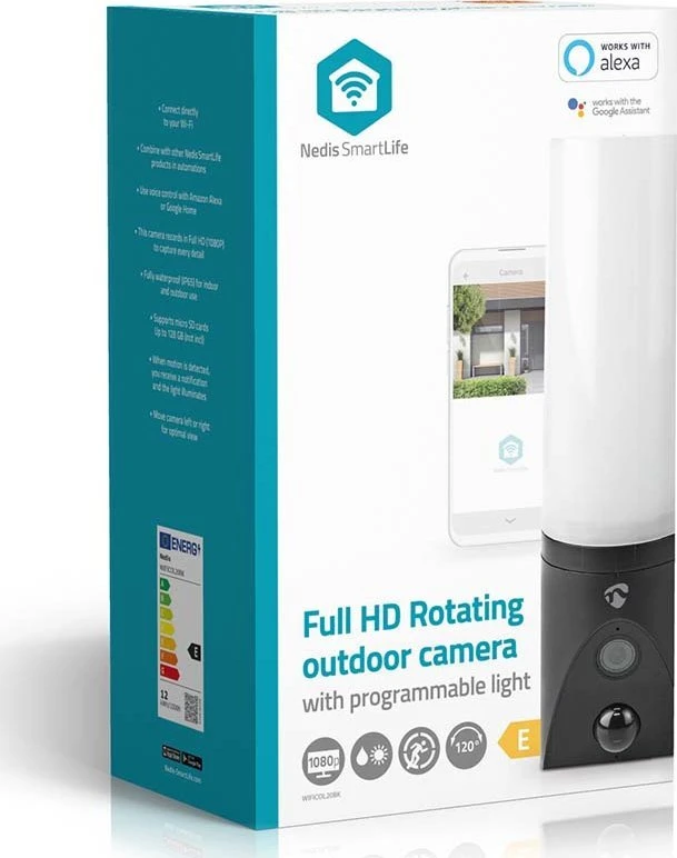 Nedis „SmartLife“ kameros modelis WIFICOL20BK, lauko, „Wi-Fi“